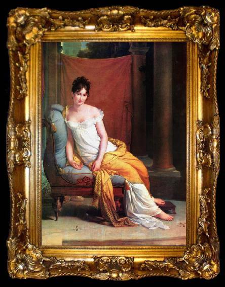 framed  Francois Gerard Madame Recamier (mk09), ta009-2